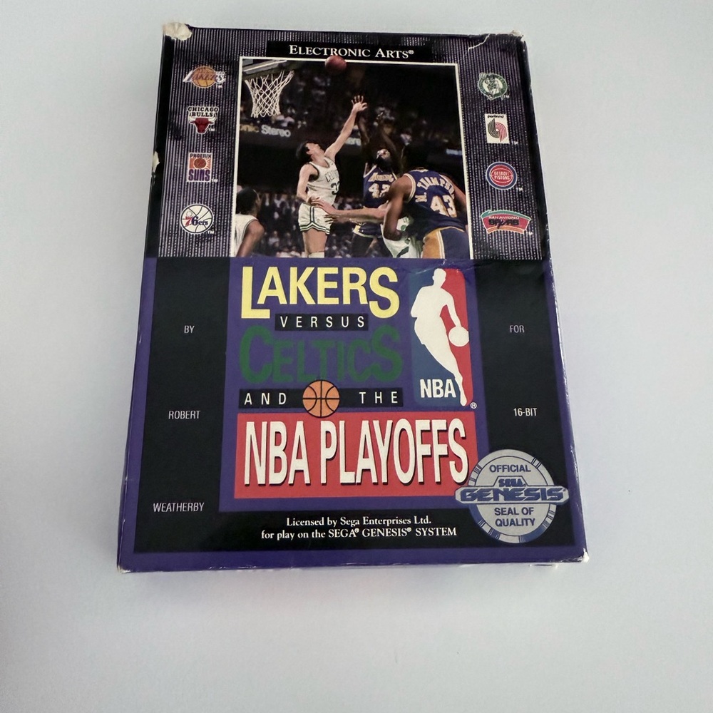 Lakers vs. Celtics and the NBA Playoffs (Sega Genesis) No Manual